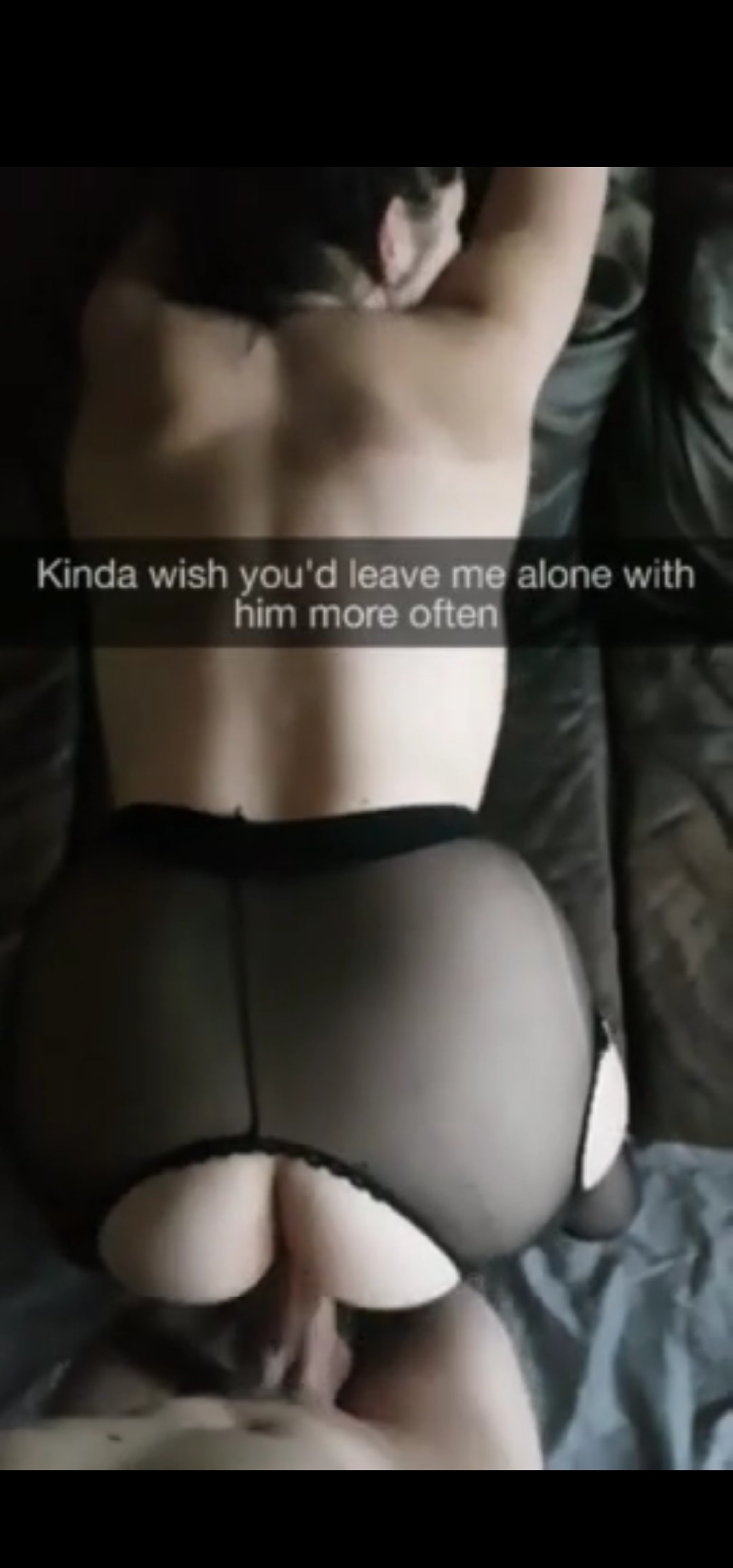 She wants to focus on him, not give you a show