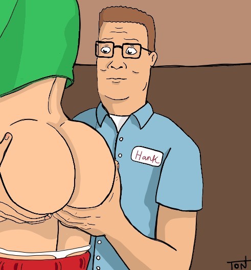 Giving luanne a squeeze