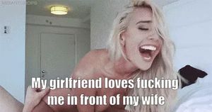 Fucking my girlfriend in front of my wife