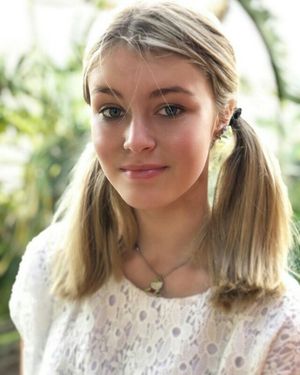 Pigtails blonde hair