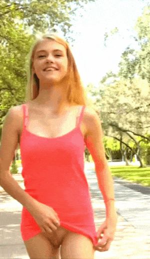 It turns me on to show my pussy where I might get seen by others