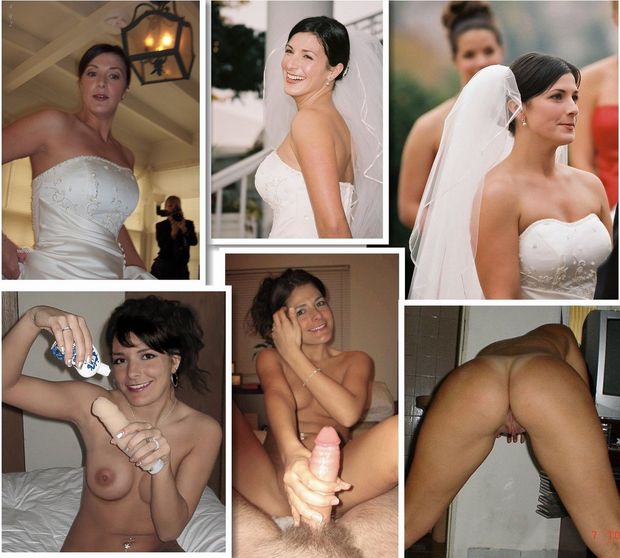 Wedding day - slut bride