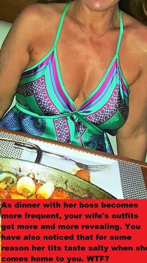 Why does your wife's tits taste so salty?