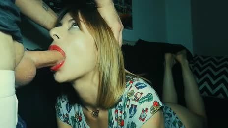 Stunning Bitch Takes a Mouth Full