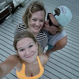 Me and my mom and my stupid brother