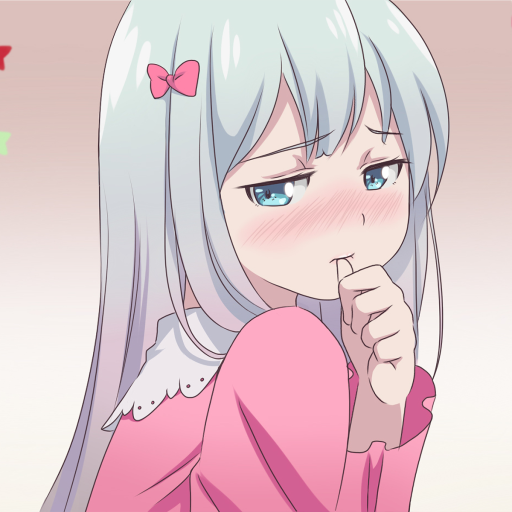 Sagiri's face