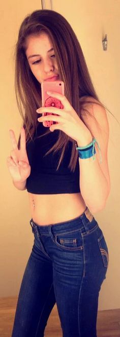 Petite teen brunette