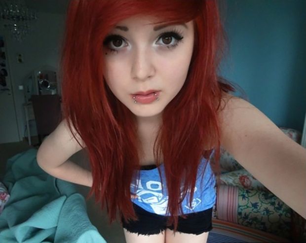 Cute emo teen
