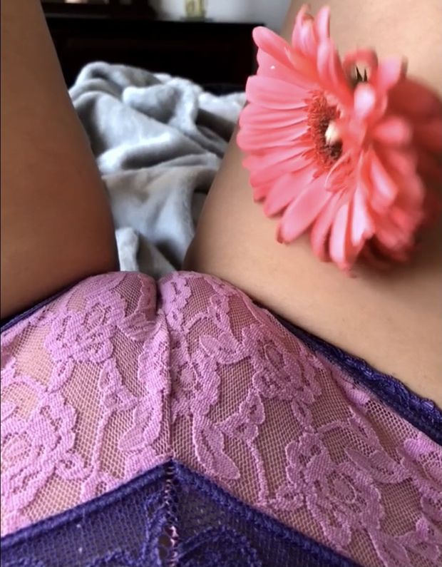 MissMeForevers cameltoe in purple panties