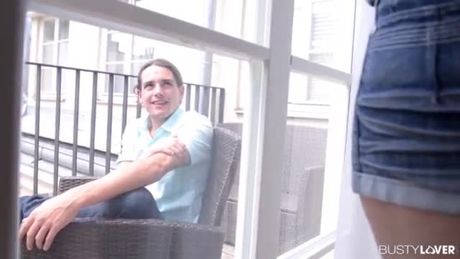 Busty lovers wanna see Alex Black's big Milf titties sway during doggy style fuck