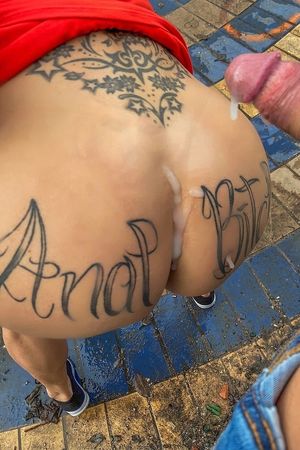 Cum On Her Ass
