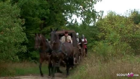 Hot Cute Teen Blackmail to Ass and Double Fuck in XXX Parody