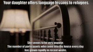 Your Daughter Helps Refugees