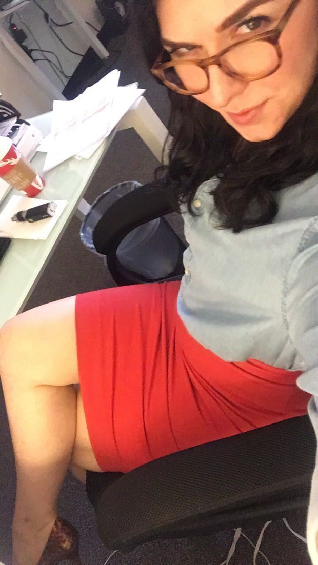 Office selfie