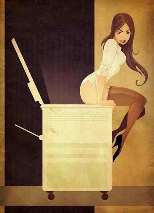 Riding copier