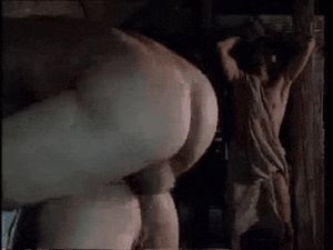 After tying the husband enjoying the wife