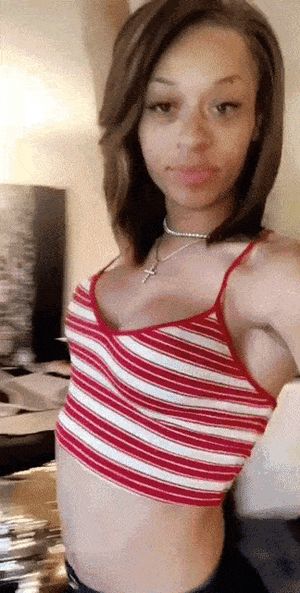 Skirt & Thong Can't Hold It