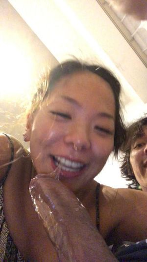 Asians always give sloppy top to white men