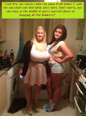 Busty cousin