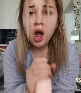 Blonde teen stroke JOI