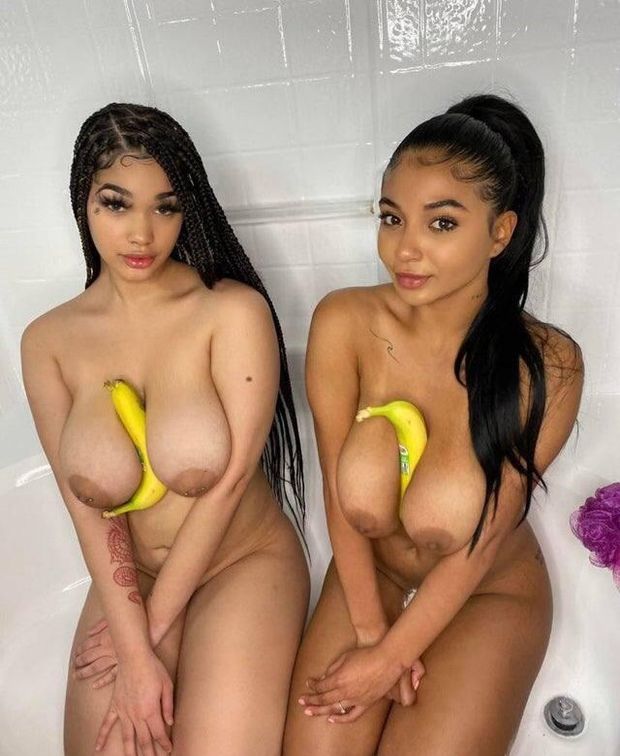 Lexie and friend banana