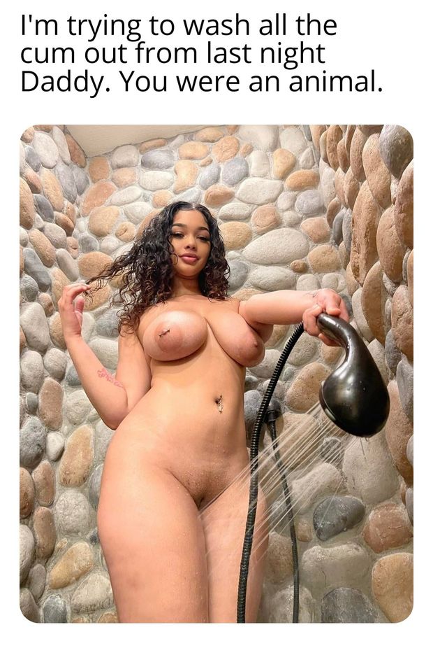 Lexie daddy cum shower