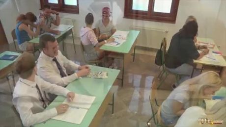 2 students fuck professor in front of colleagues