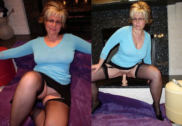 mature aunt and her toy