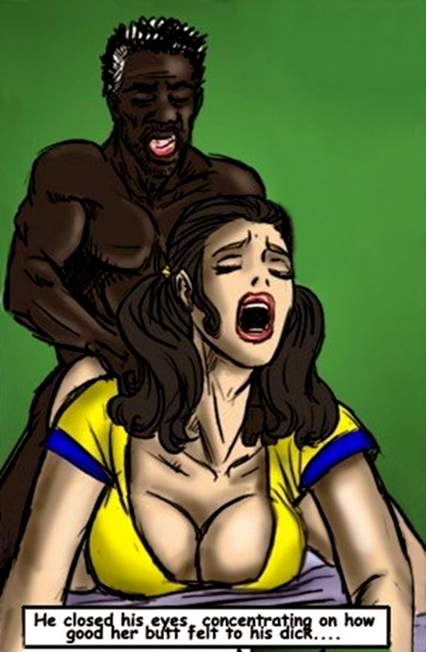 Dats it you white slut spread those legs and let big Daddy deep in dat ass!