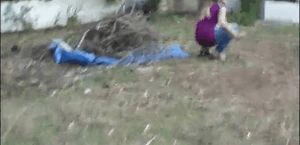 She never saw it cumming