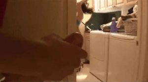 Jerking off to Sis then surprise cumshot