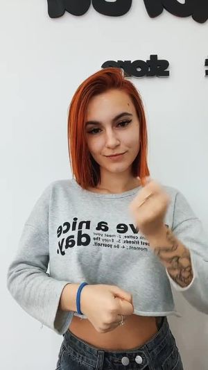 Redhead JOI hands challenge