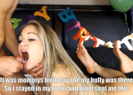 I see why mom made him stay after the party