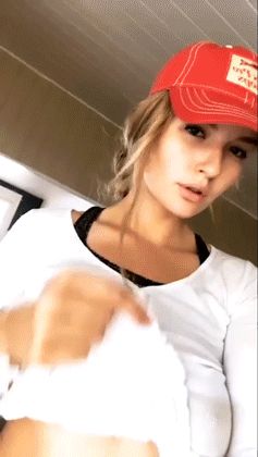 Showing her boobs 31