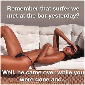 Rode me like a tidal wave!