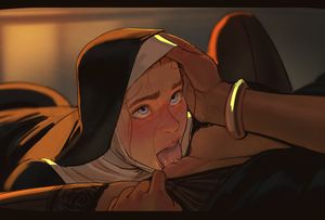 Nun licking headmistress pussy.