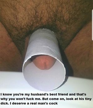 Your wife deserves a real man's cock