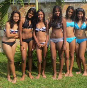 6 teen bikinis