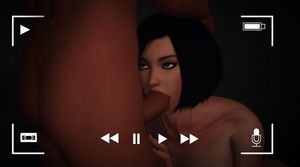 A mysterious woman is being facefucked