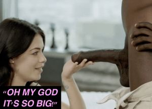 Ava Dalush marvels at the sight of Michael Williams's BBC