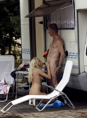 Mon voisin de camping est ravi ce matin...