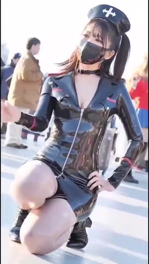 Asian-latex fetish-latex