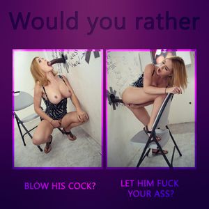 Both but if I had to choose i wanna suck some dick