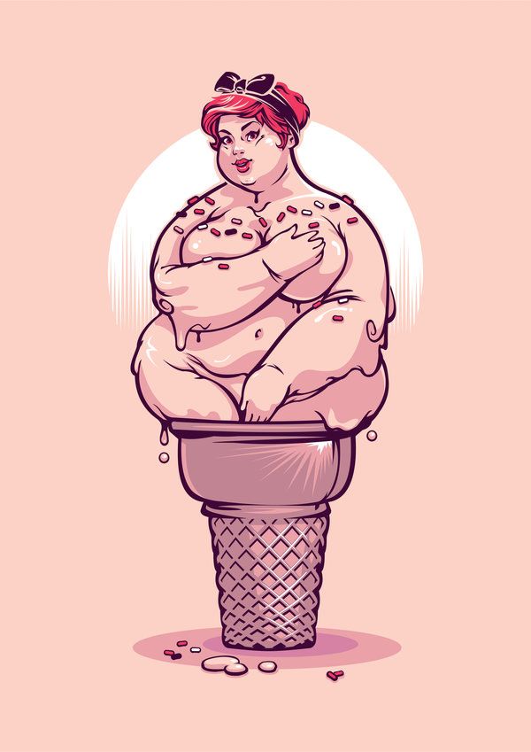 Very greasy ice cream