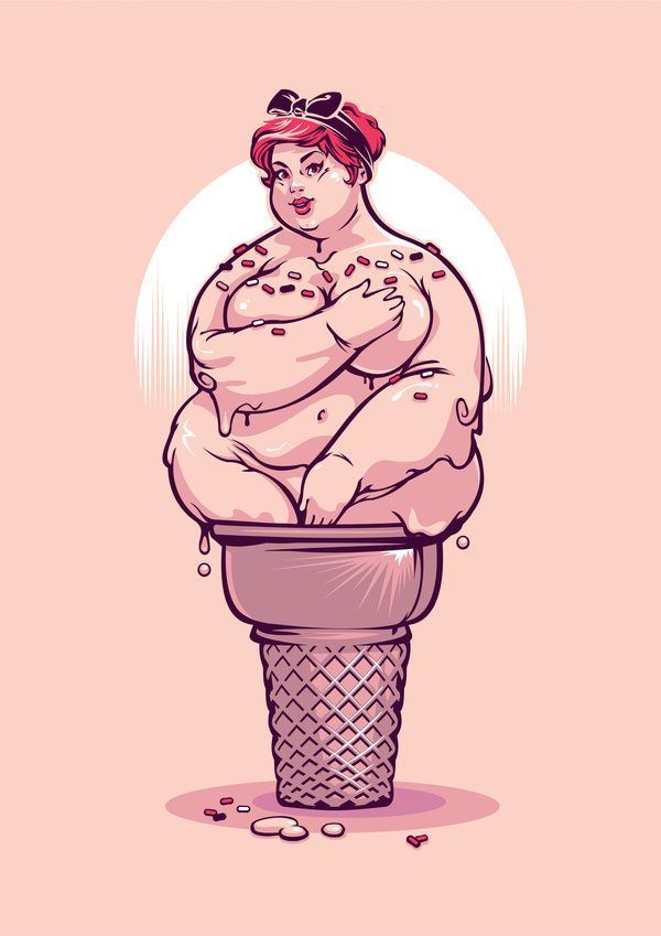 Very greasy ice cream
