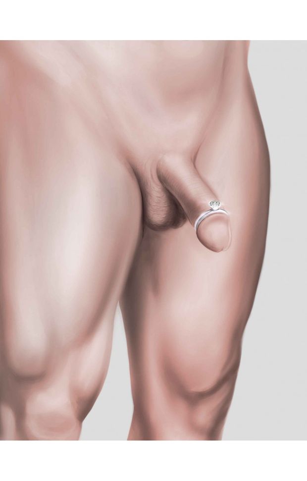Magnate - Solid Sterling Silver Penis Ring