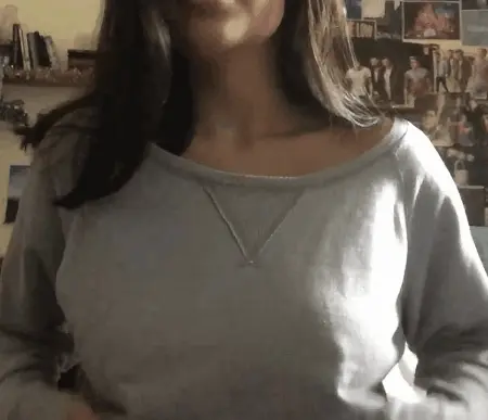 Shirt lift big tits