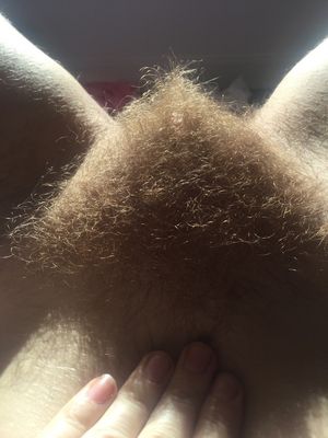 Blond Bushy triangle