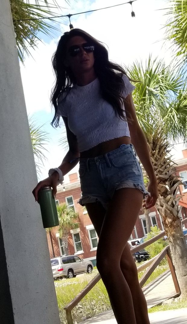 She knows she's hot