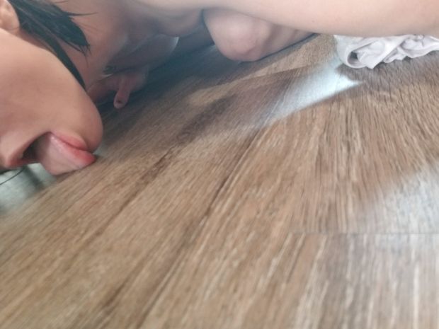 Humiliated slave